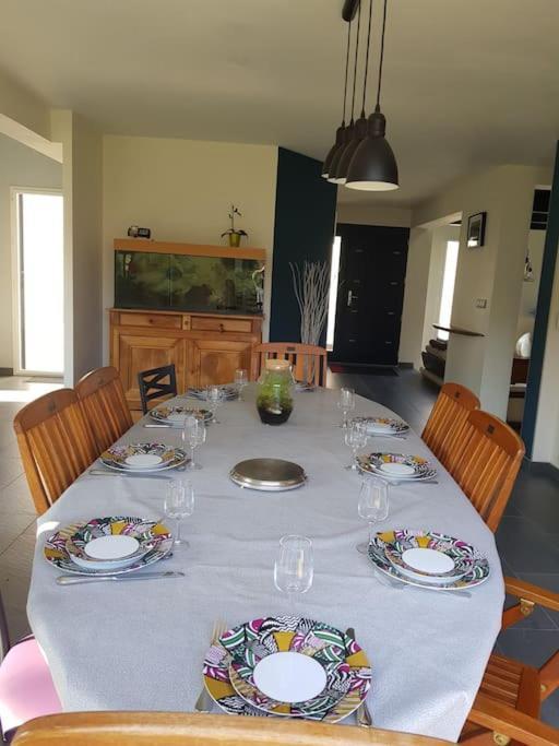 9 Pers 160 M² +Jardin- 10Mn Nantes -30Mn Mer Бугене Екстер'єр фото